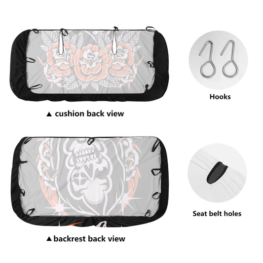 Reaper Roses Back Car Seat Covers