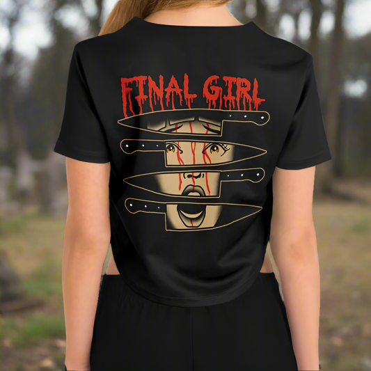 Final Girl Cropped Baseball Jersey
