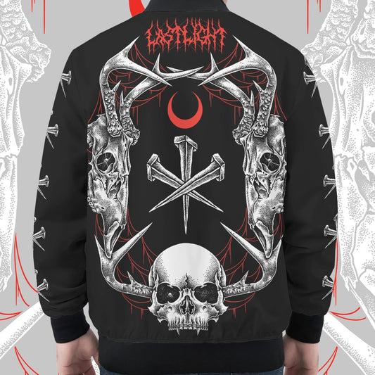 Chaqueta bomber con cremallera para hombre de 3 Nails