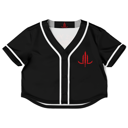 See You Soon Cropped Baseball Jersey
