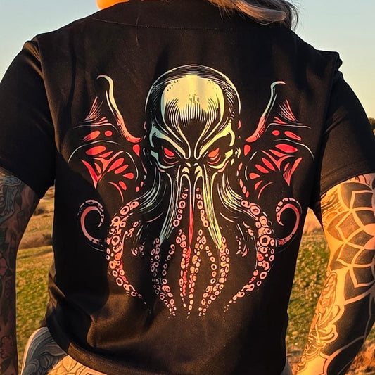 Cthulhu Cropped Baseball Jersey