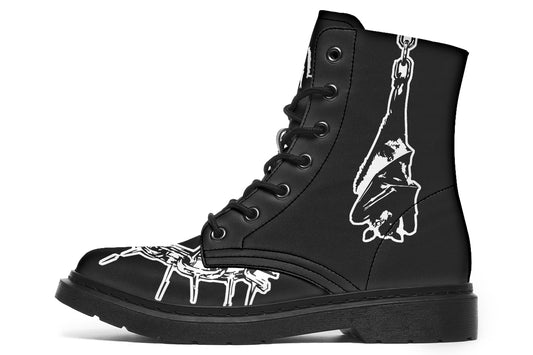 Chained Bats Boots - Last Light Apparel