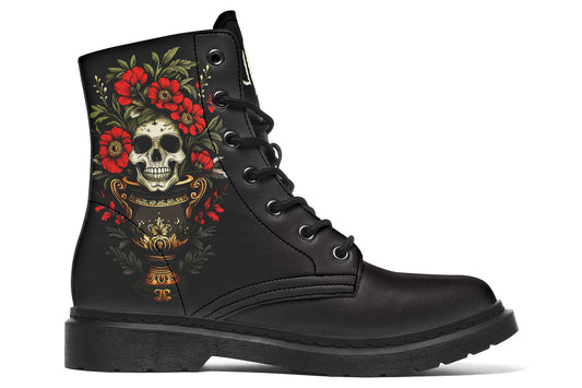 Skull Vase Boots