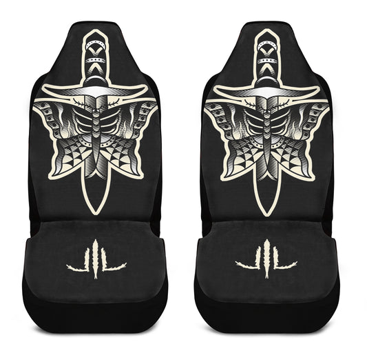 Butterfly Knife Car Seat Covers