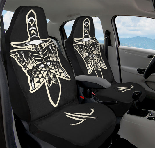 Butterfly Knife Car Seat Covers