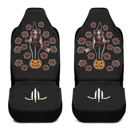 Fall Witch Car Seat Covers