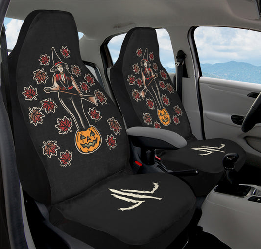 Fall Witch Car Seat Covers