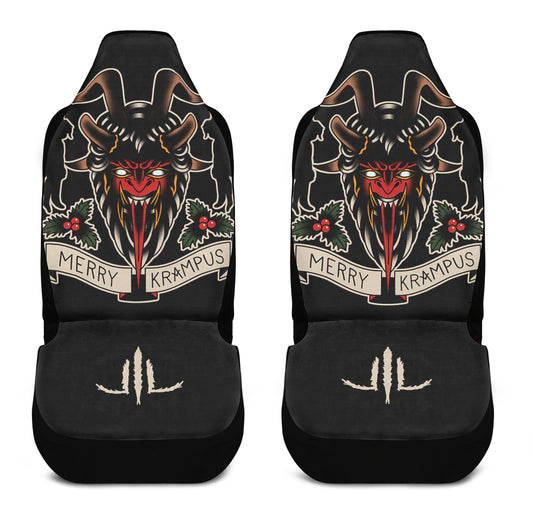 Merry Krampus Car Seat Covers