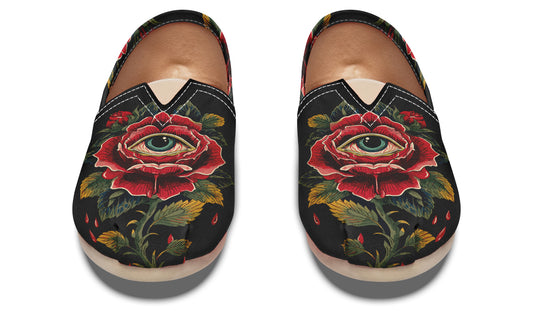 Bleeding Eye Rose Casual Shoes