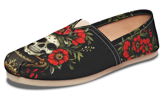 Skull Vase Casual Shoes