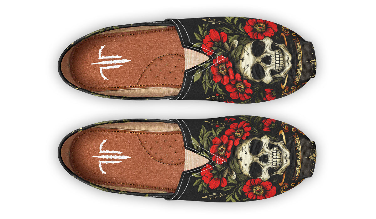 Skull Vase Casual Shoes