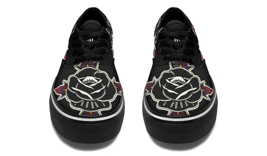 Black Rose Classic Shoes - Last Light Apparel