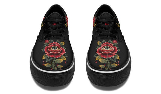 Bleeding Eye Rose Classic Shoes