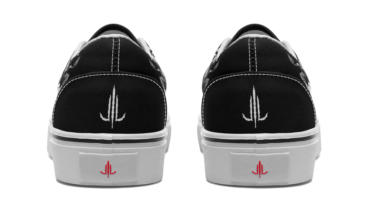 Flowering Skull Classic Shoes