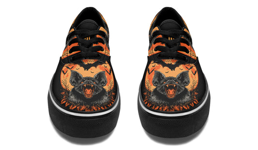 Halloween Fall Bats Classic Shoes