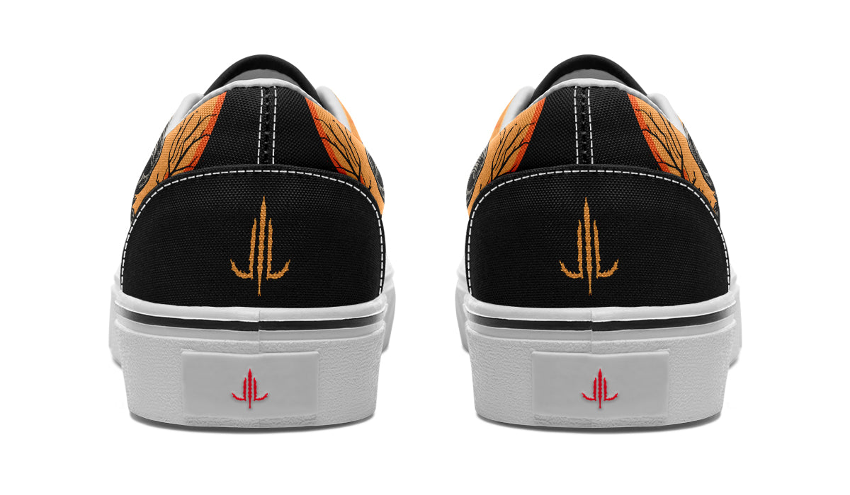 Halloween Fall Bats Classic Shoes