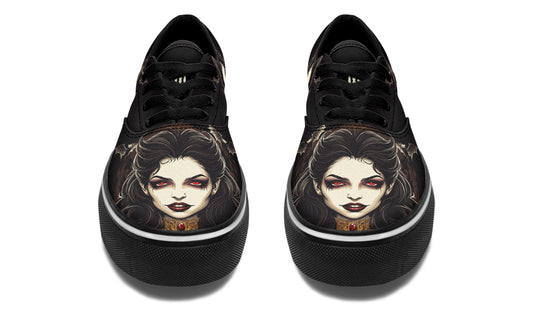 Neo Traditional Vampire Girl Classic Shoes