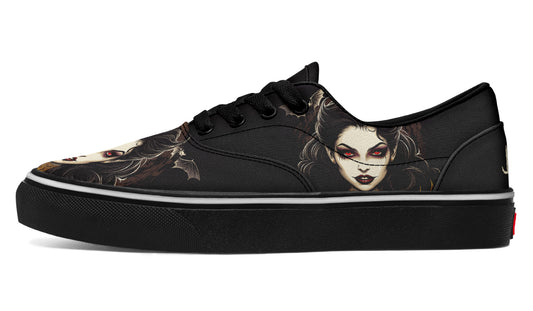 Neo Traditional Vampire Girl Classic Shoes