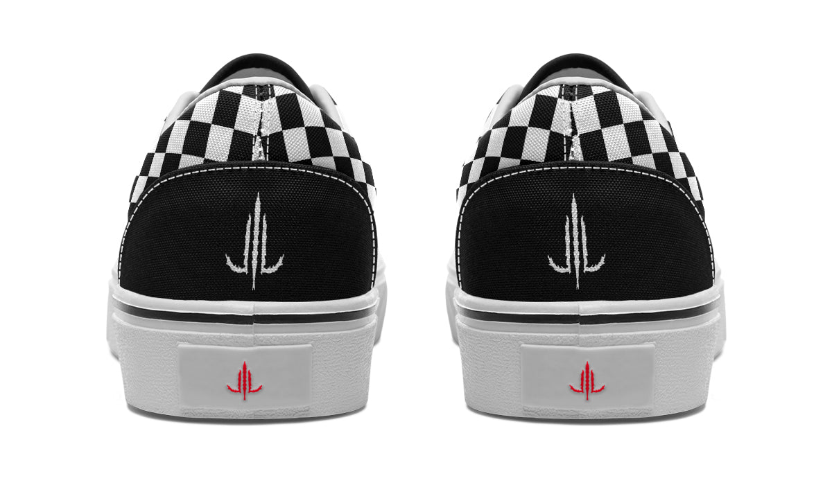 Traditional Checkered Bats Classic Shoes