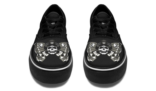 Undead Butterfly Girl Classic Shoes