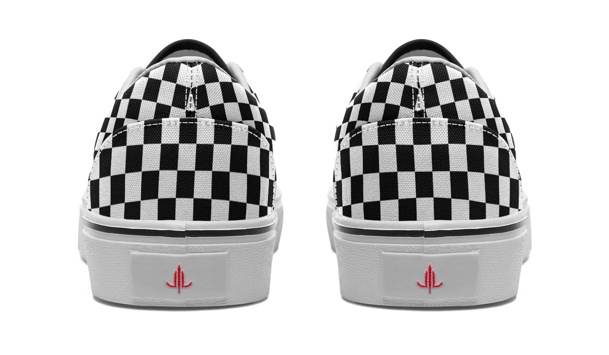 Vampire Bat Checkered Classic Shoes