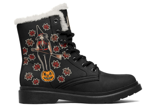 Fall Witch Comfy Boots