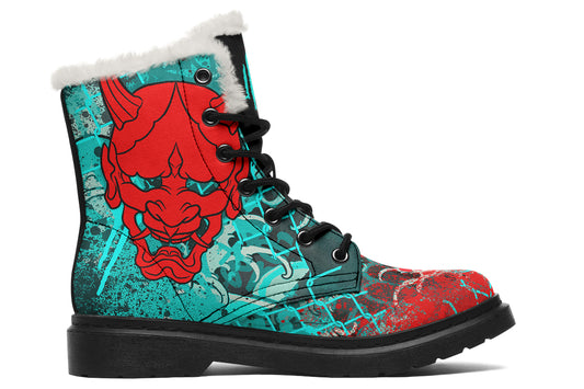 Hannya Waves Comfy Boots