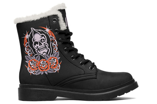 Reaper Roses Comfy Boots