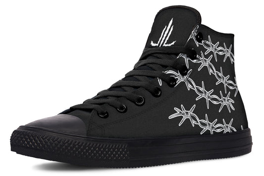 Barbed Wire High Tops