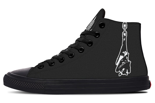 Chained Bats High Tops - Last Light Apparel