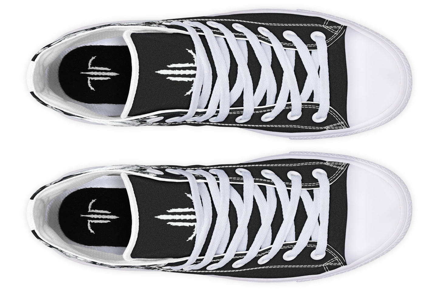 Flowering Skull High Tops