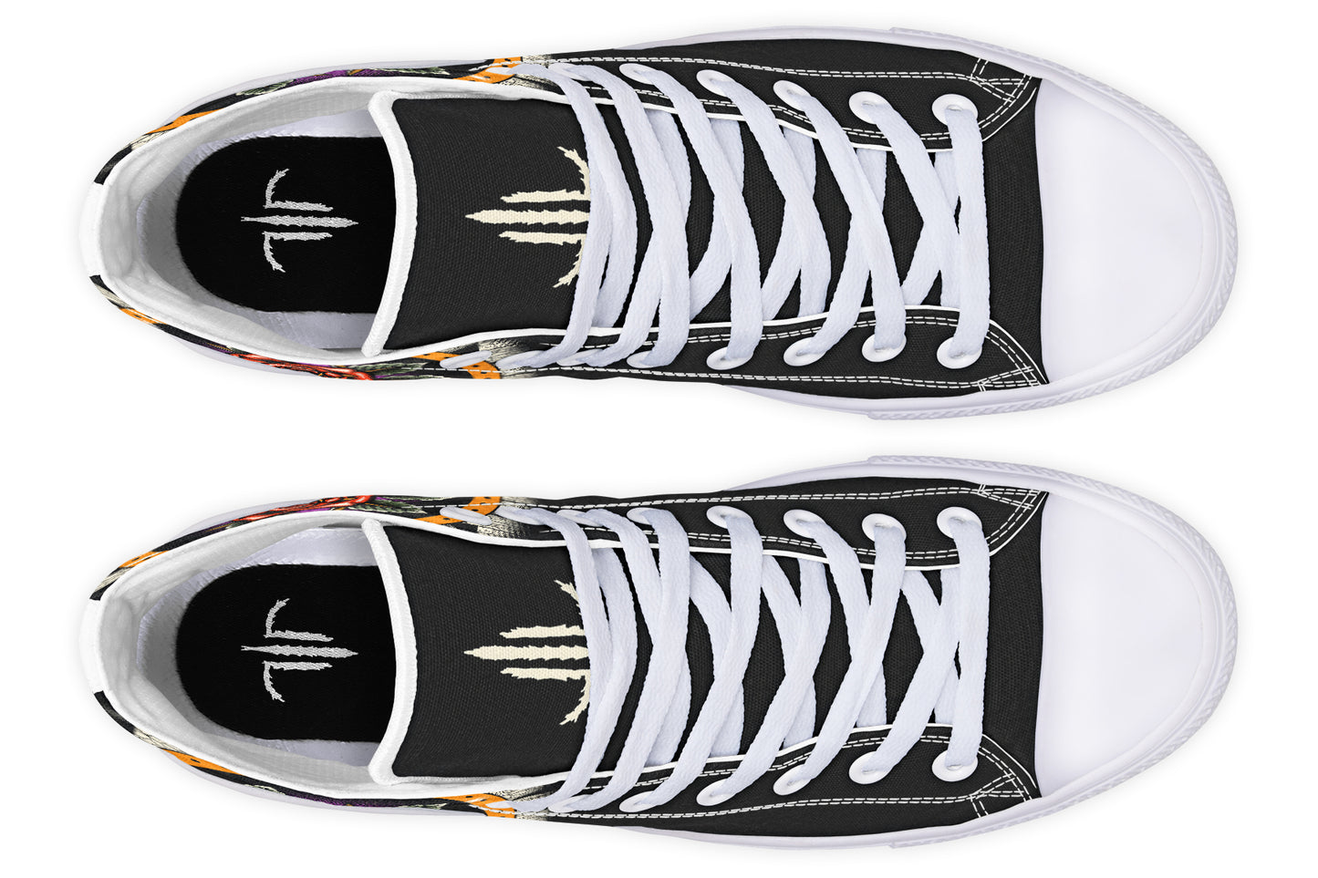 Furio Rose Skull High Tops