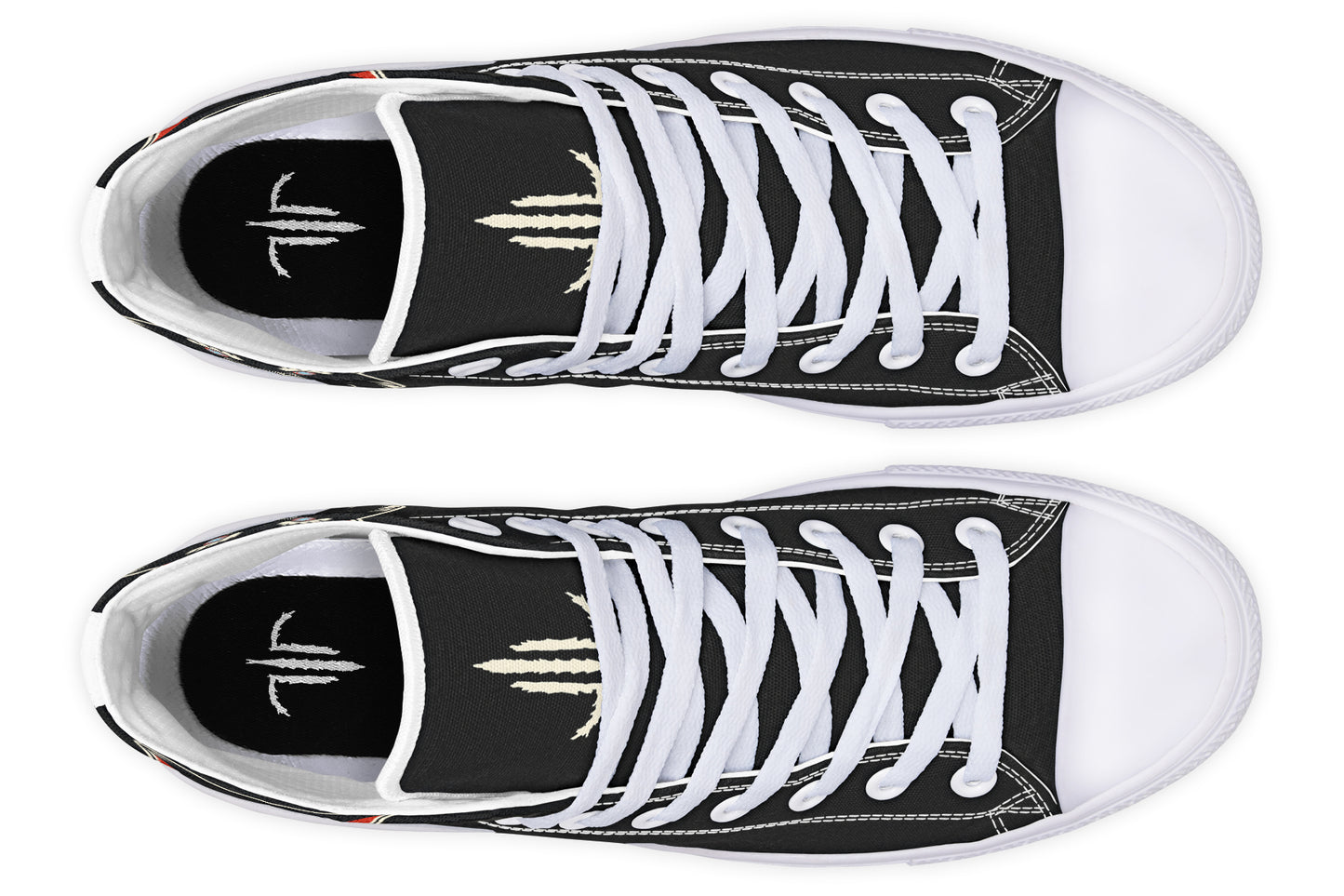 Wolf Cowl Girl Head High Tops