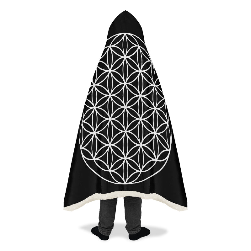Flower Of Life Hooded Blanket