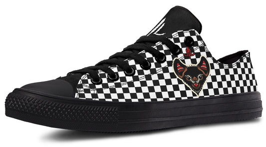 Checkered Bats V2 Low Tops