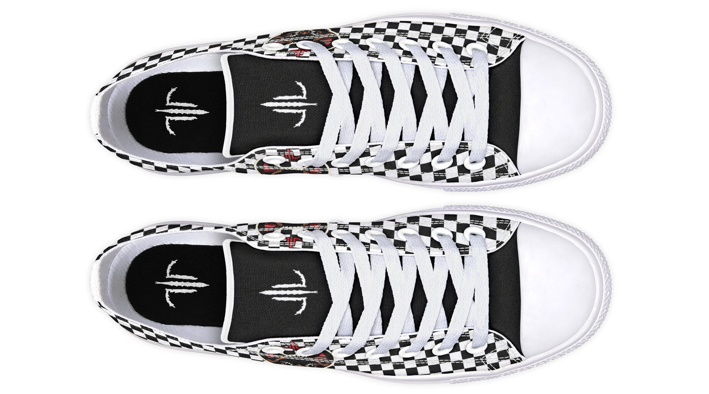 Checkered Bats V2 Low Tops