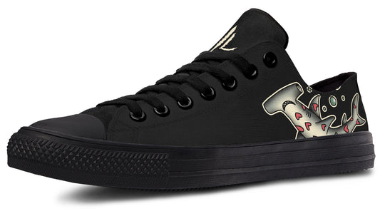 Hammerhead Hearts Low Tops