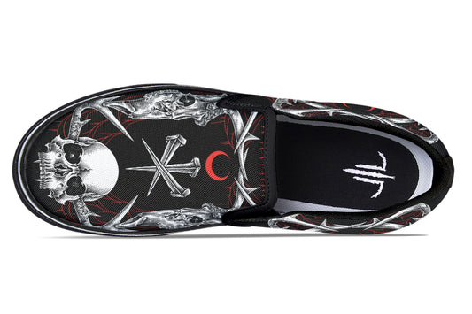 3 Nails Slip On Shoes