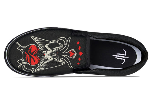 Baphomet Slip On Shoes