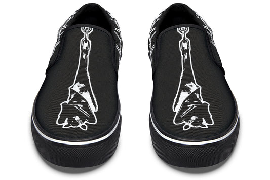 Chained Bats Slip On Shoes - Last Light Apparel