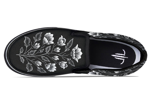 Floral Minimalist Slip On Shoes