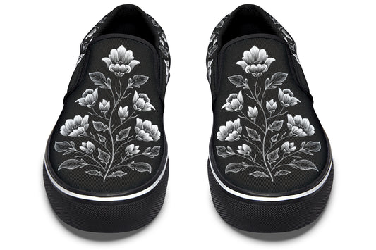 Floral Minimalist Slip On Shoes