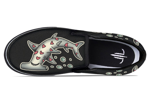 Hammerhead Hearts Slip On Shoes