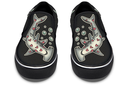Hammerhead Hearts Slip On Shoes