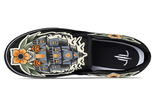 Haunted House Slip On Shoes