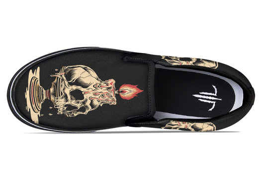 Skull Candle V2 Slip On Shoes(LIMITED NOVEMBER DROP!)
