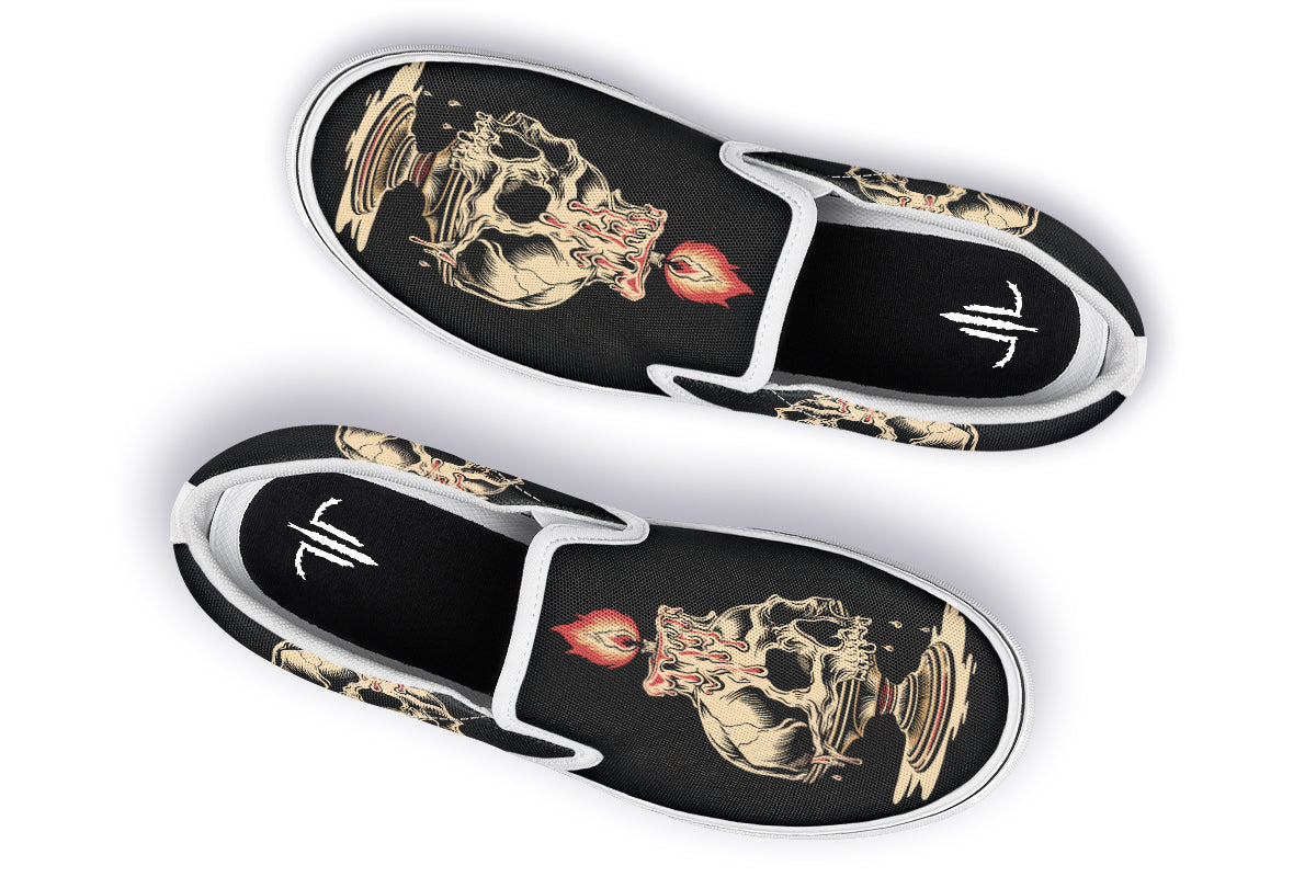Skull Candle V2 Slip On Shoes(LIMITED NOVEMBER DROP!)