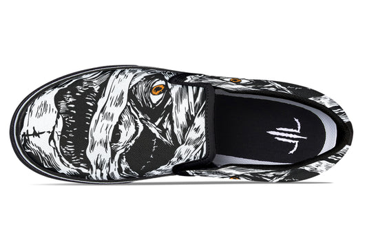 The Watchful Mummy Slip On Shoes - Last Light Apparel