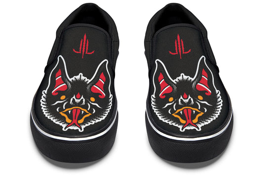 Traditional Bat Slip On Shoes