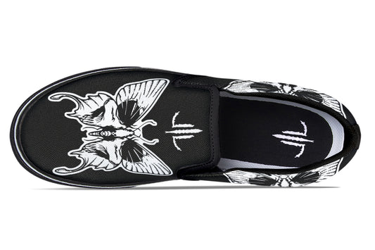 Wings Of Death Slip On Shoes - Last Light Apparel